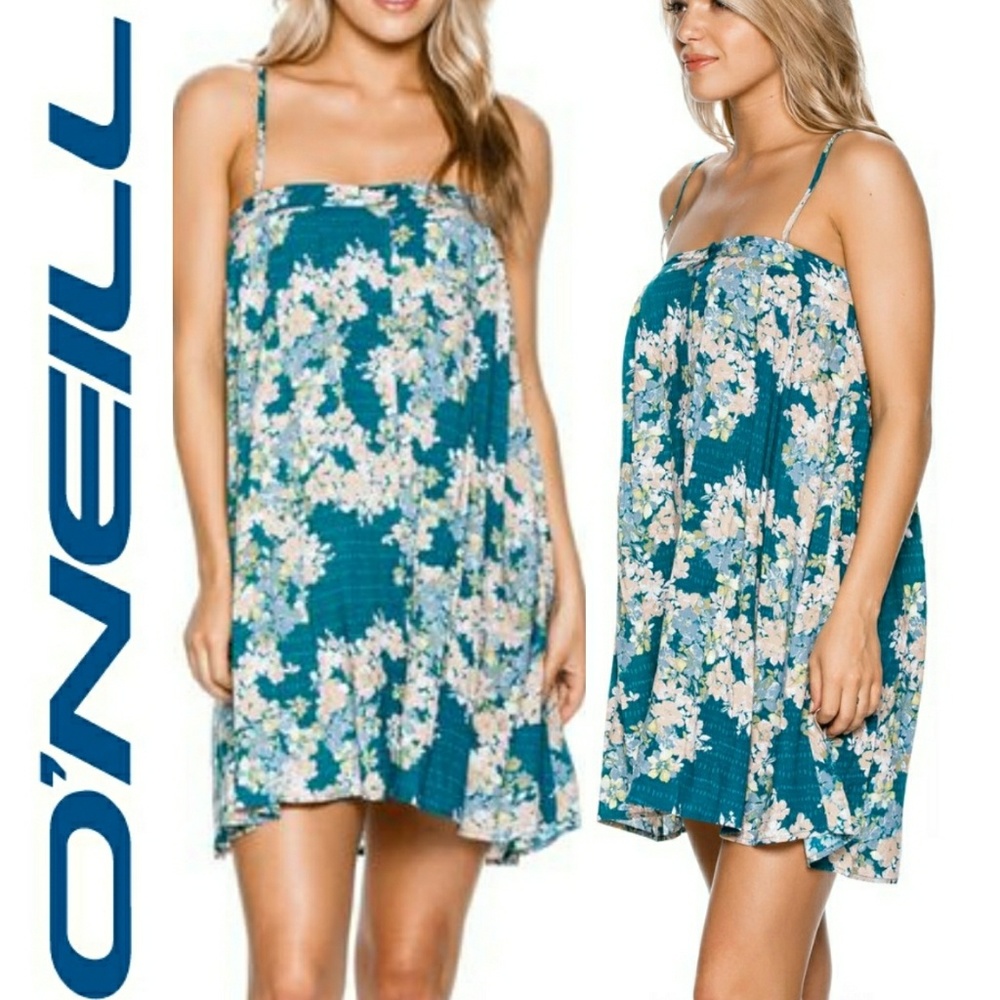 O'Neill Floral Flowy Dress Small NWT